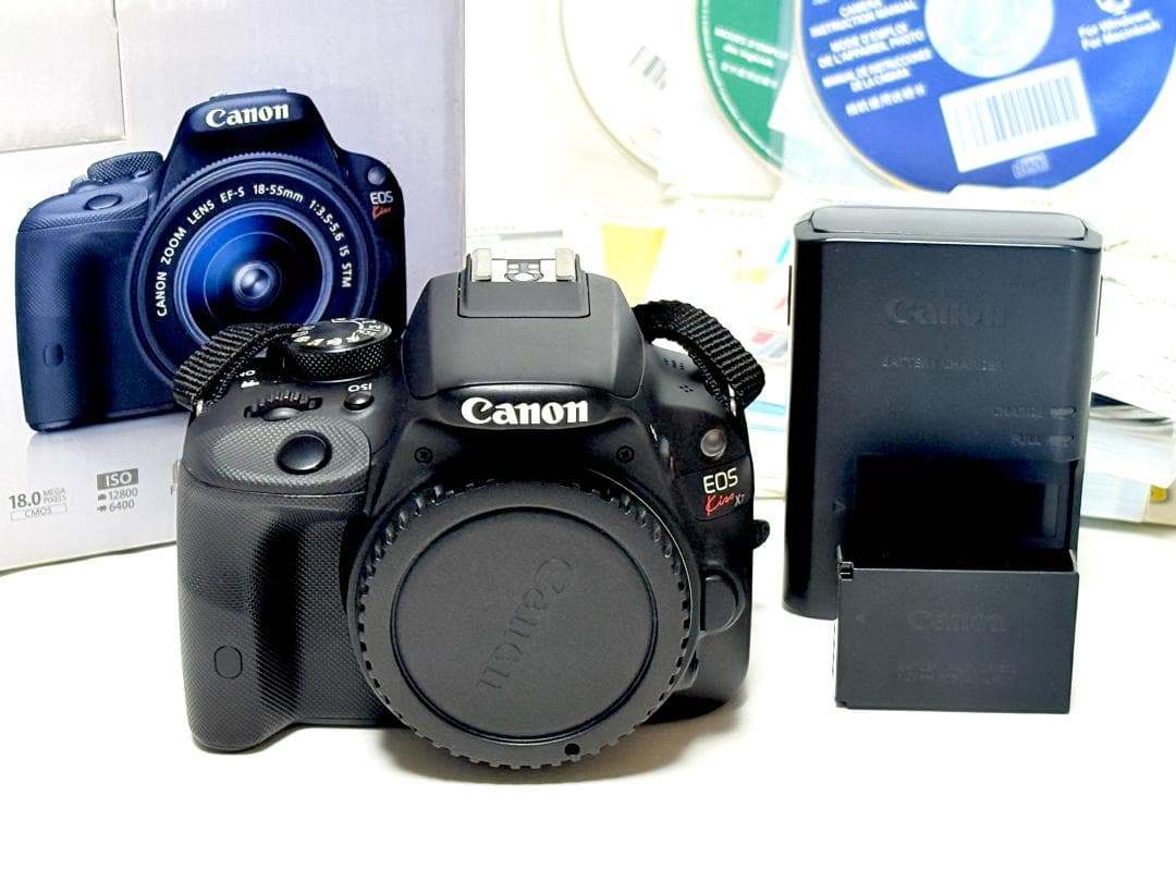★美品 元箱付き 【動作良好 返品保証】 Canon EOS Kiss X7