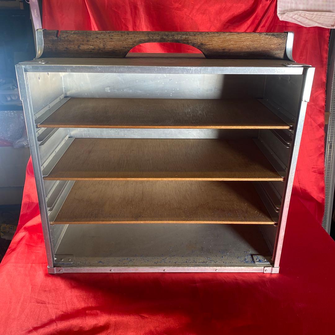 特大　ラーメン屋の出前のおかもち　堤箱　アルミ製　キャンプギア　ランチボックス