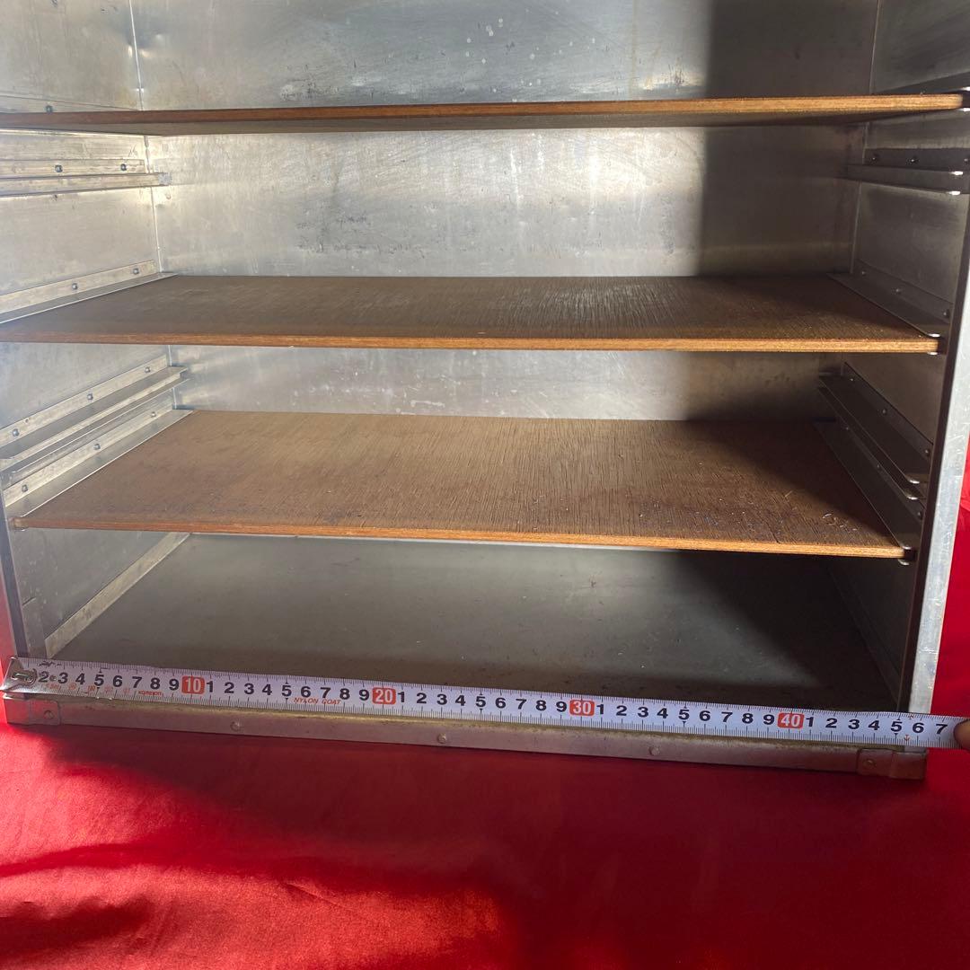 特大　ラーメン屋の出前のおかもち　堤箱　アルミ製　キャンプギア　ランチボックス