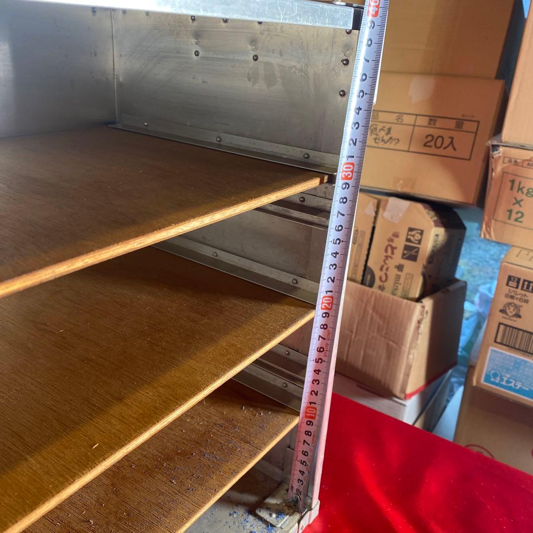 特大　ラーメン屋の出前のおかもち　堤箱　アルミ製　キャンプギア　ランチボックス