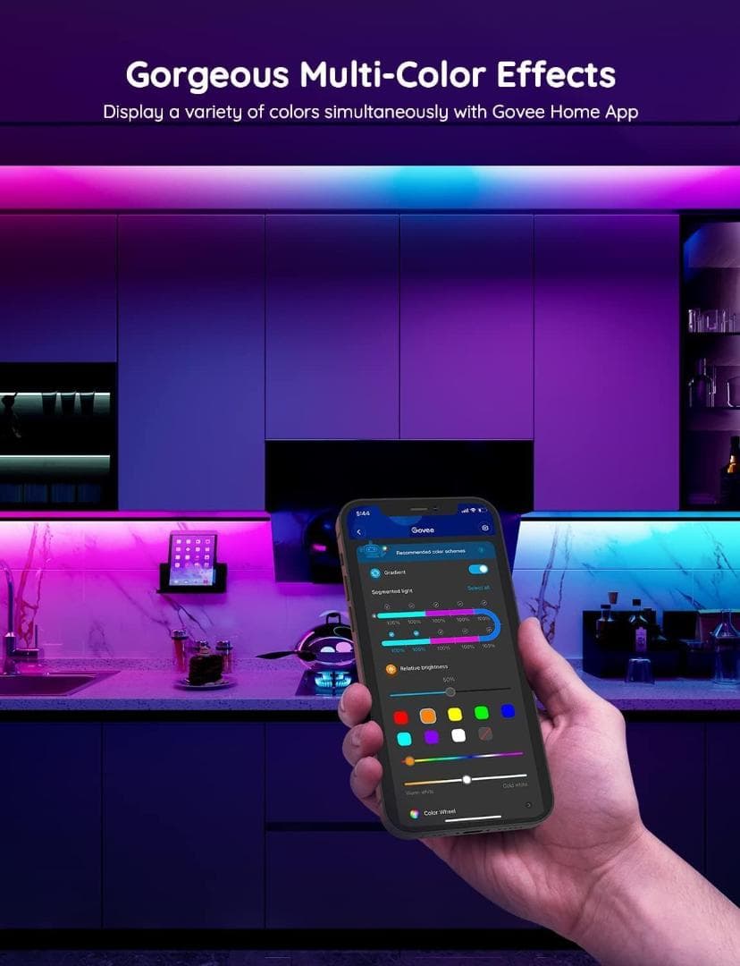 シーリングライト・天井照明 Govee RGBIC PRO led striplight 20m H619E