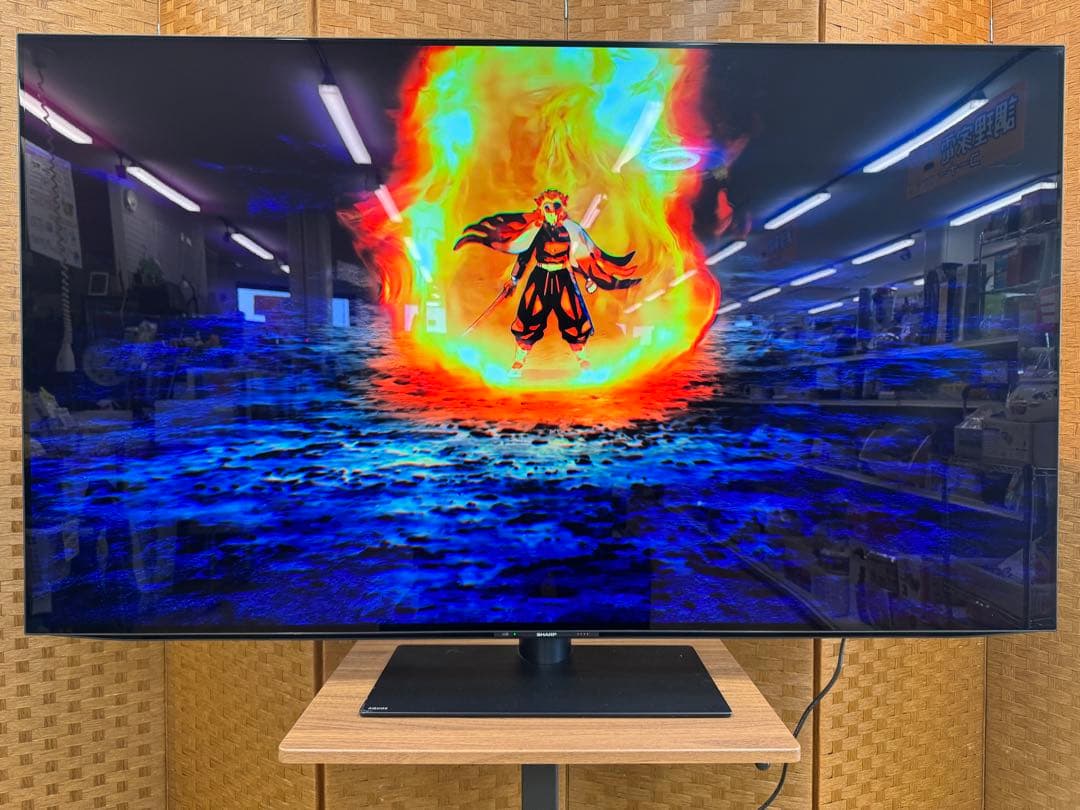 F035 SHARP　65型　有機EL　テレビ　4Kチューナー内蔵　2023年製