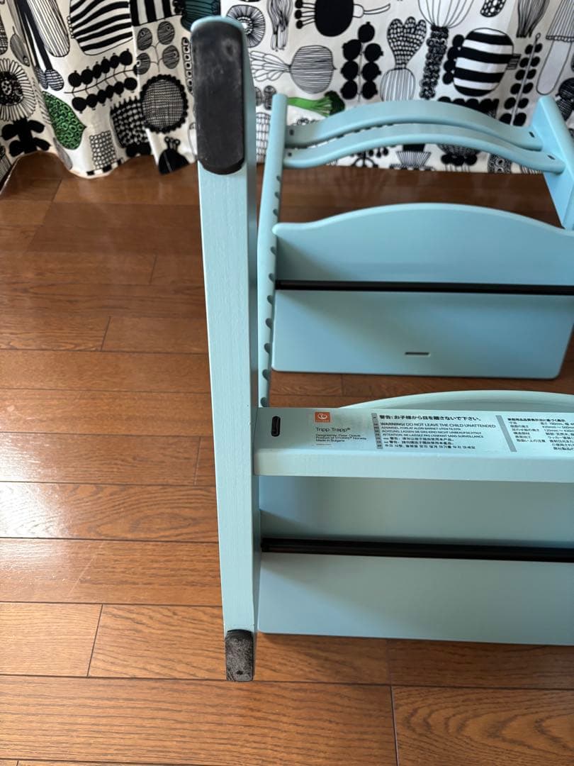 ストッケ　トリップトラップ　ベビーチェア　アクアブルー