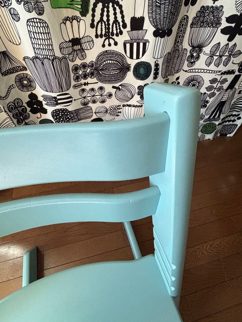 ストッケ　トリップトラップ　ベビーチェア　アクアブルー