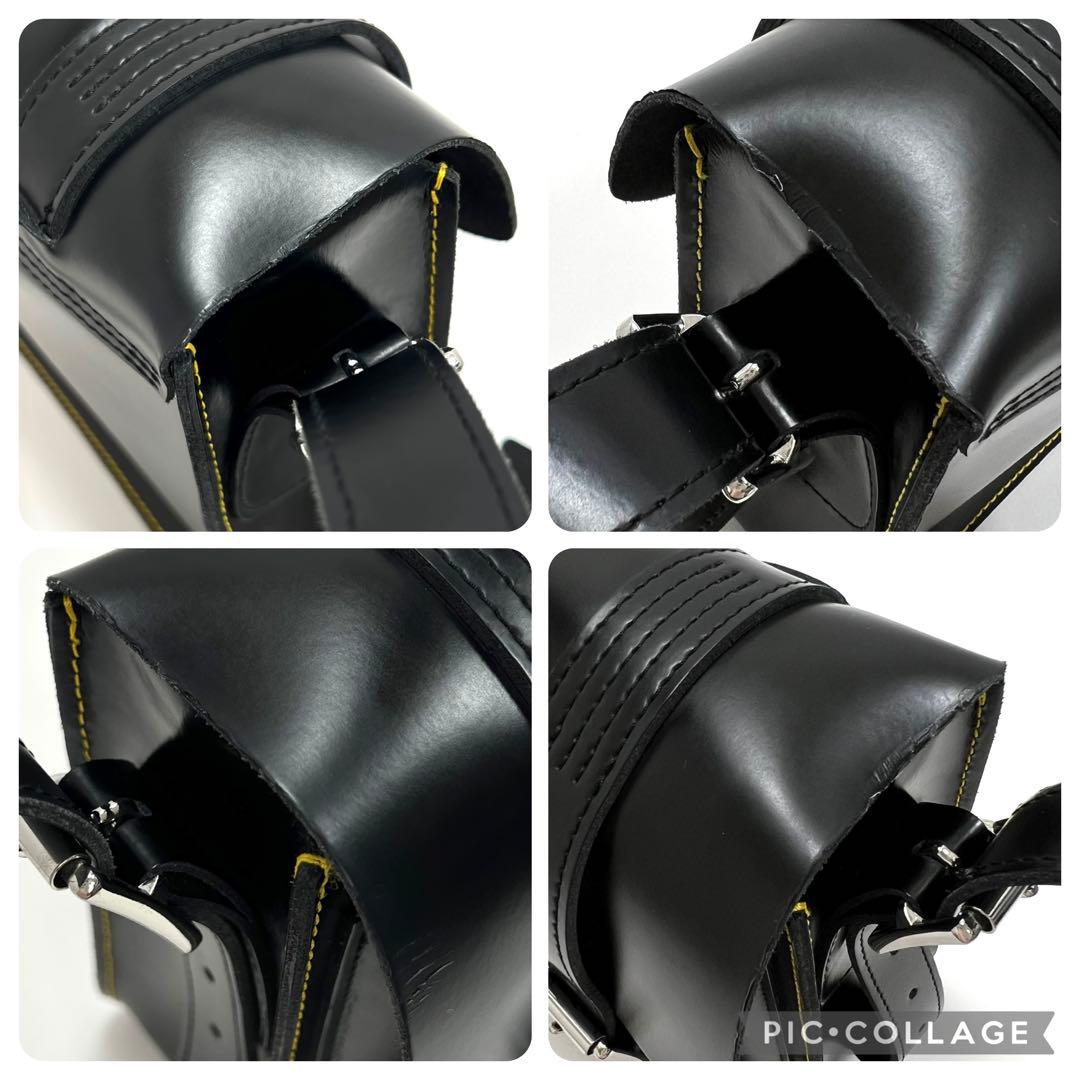 ドクターマーチン　ショルダーバッグ　レザー　サッチェルバッグ　クロスボディ