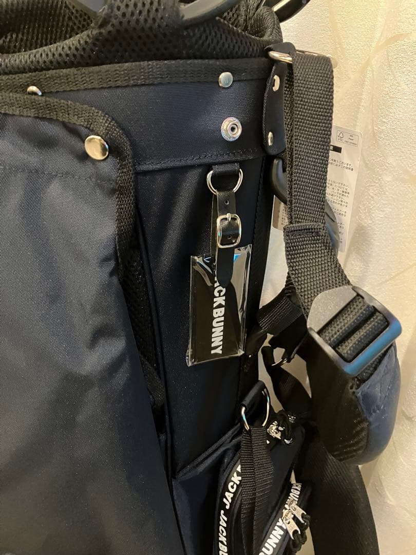 【新品未使用】ジャックバニー　キャディバック　ネイビー