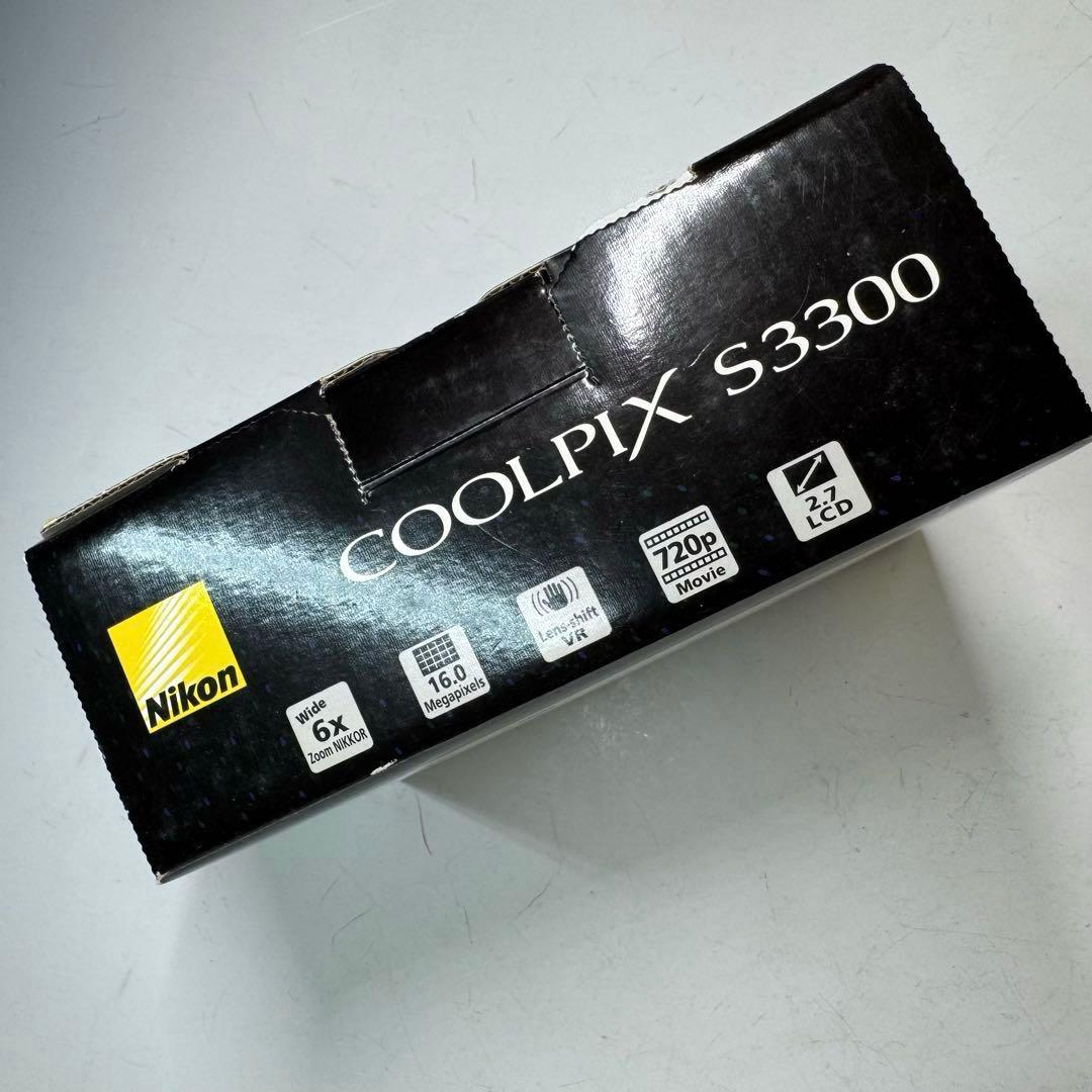 美品 Nikon COOLPIX S3300 コンパクトデジタルカメラ ゴールド