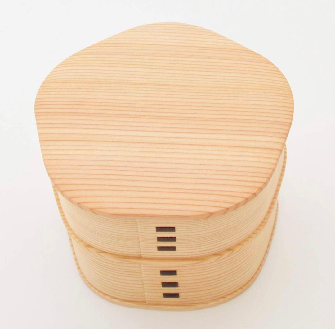 秋田杉 曲げわっぱ 梅花 弁当 まげわっぱ 弁当箱 日本製　新品　大館工芸社
