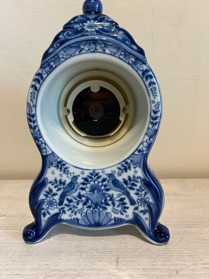 【動作確認済OK】龍峰釜 三洋陶器 置時計