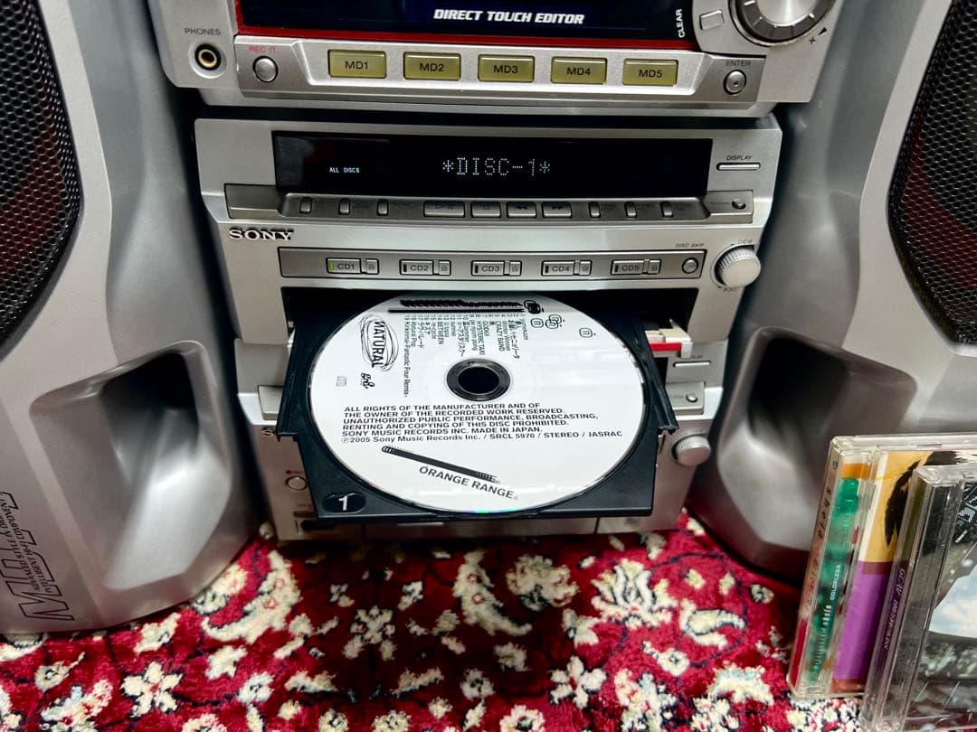 ソニー希少システムコンポDHC-MD777中古動作品STR-MD777ビンテージ