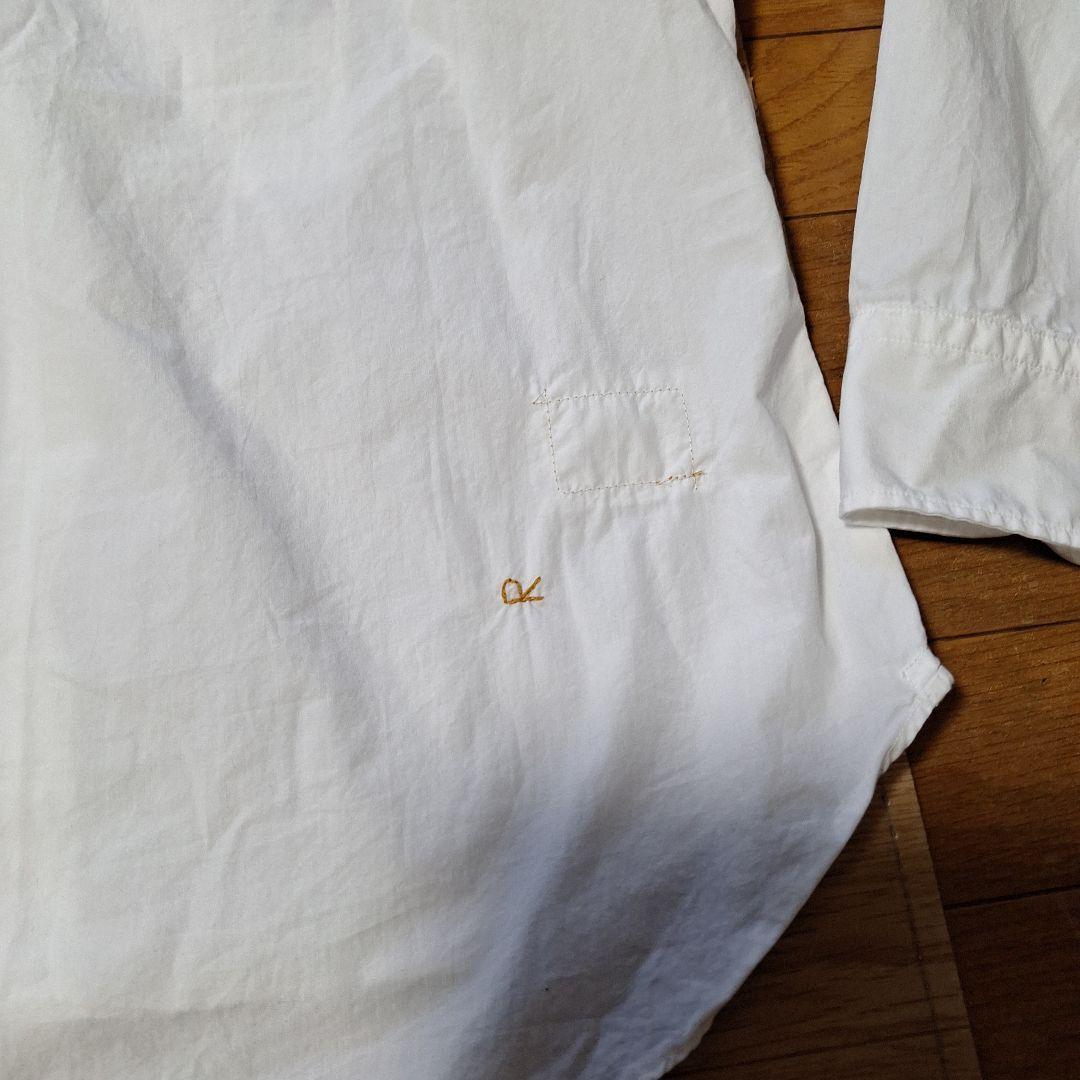 45R　ダンプ小花刺繍のプチローファーシャツ サイズ3