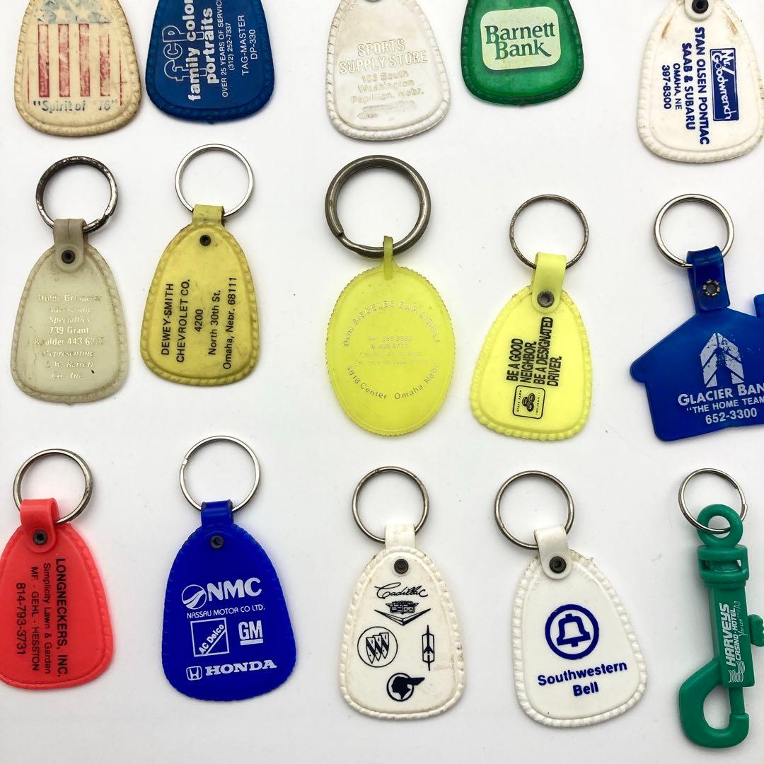 【Ia】77個　アメリカ　アドバタイジング　広告　キーホルダー　LMM77