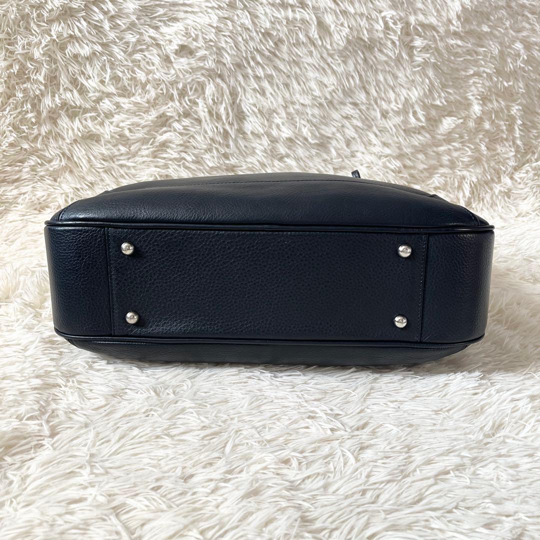 新品未使用✨ペッレモルビダ　トートバッグ　メイデンボヤージュ　ネイビー　シボ革