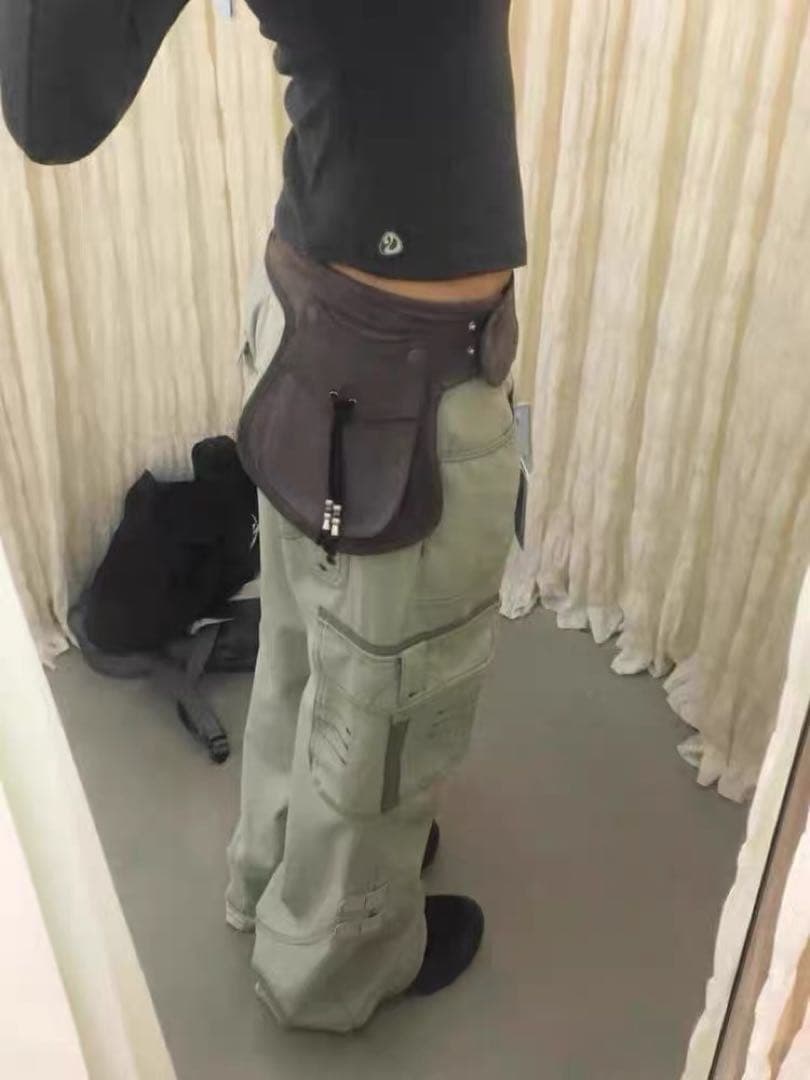 Coyseio SUEDE BELT BAG BROWN ウエストポーチ