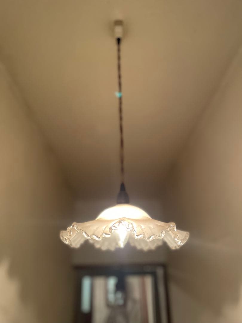 ガラスランプシェード　金具付き