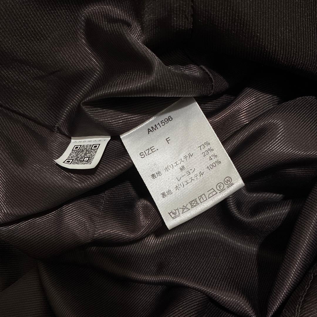 正規品 andmary Mimi check set mini dress