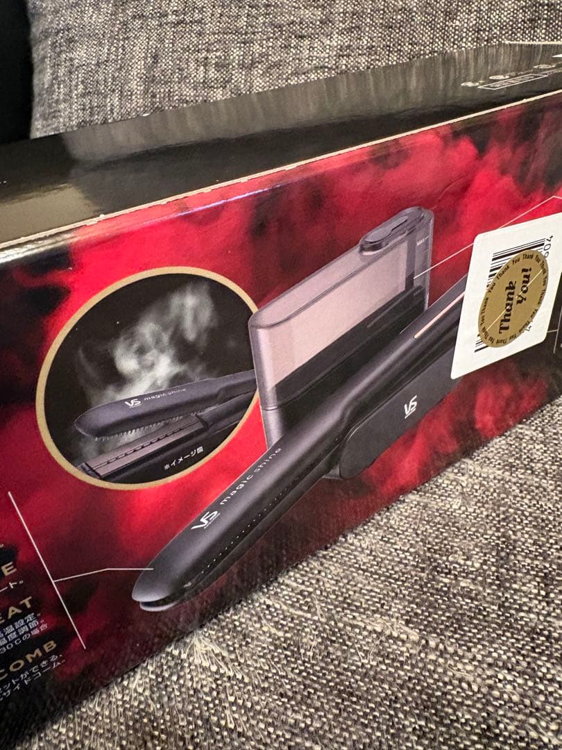 VS ヴィダルサスーン　ストレート　スチーム　ヘアアイロン　STEAM 新品