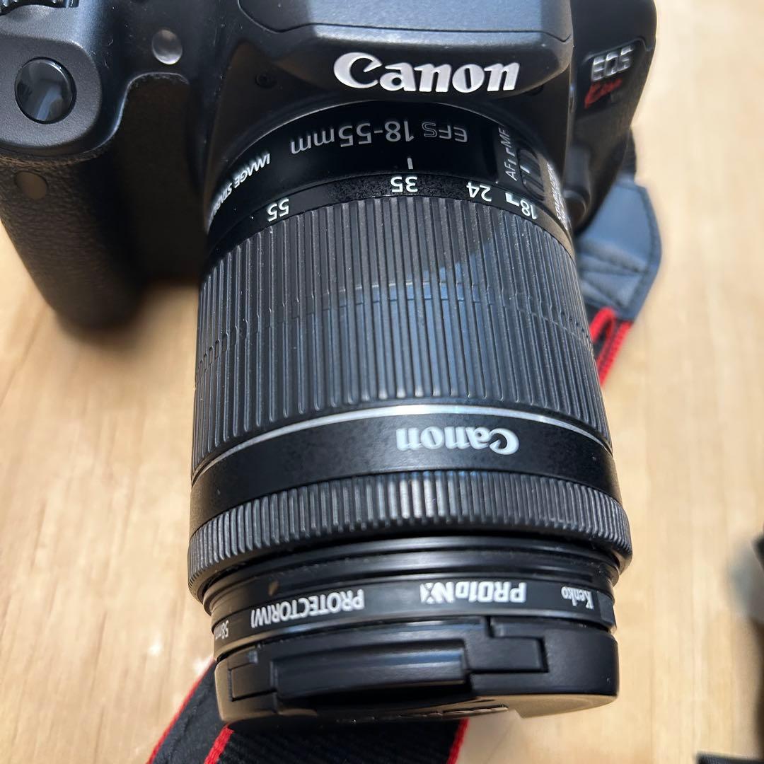 Canon EOS Kiss X7i ダブルズームキット・三脚・リモコン他付属