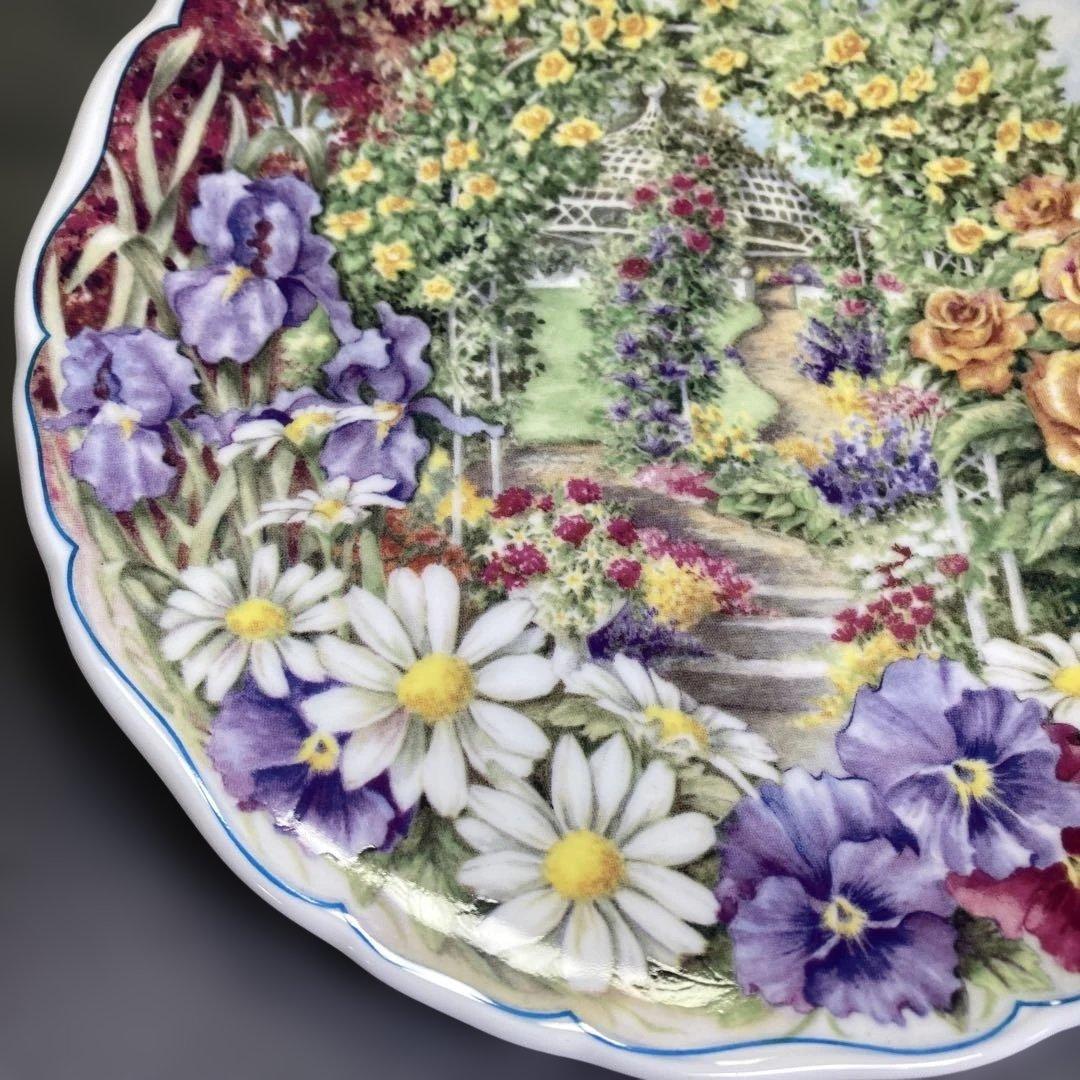 シークレットガーデン　プレート　　装飾品　壁掛　飾り皿　花　秘密の花園