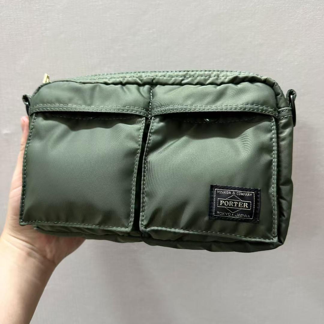 PORTER / TANKER SLING BAG セージグリーン