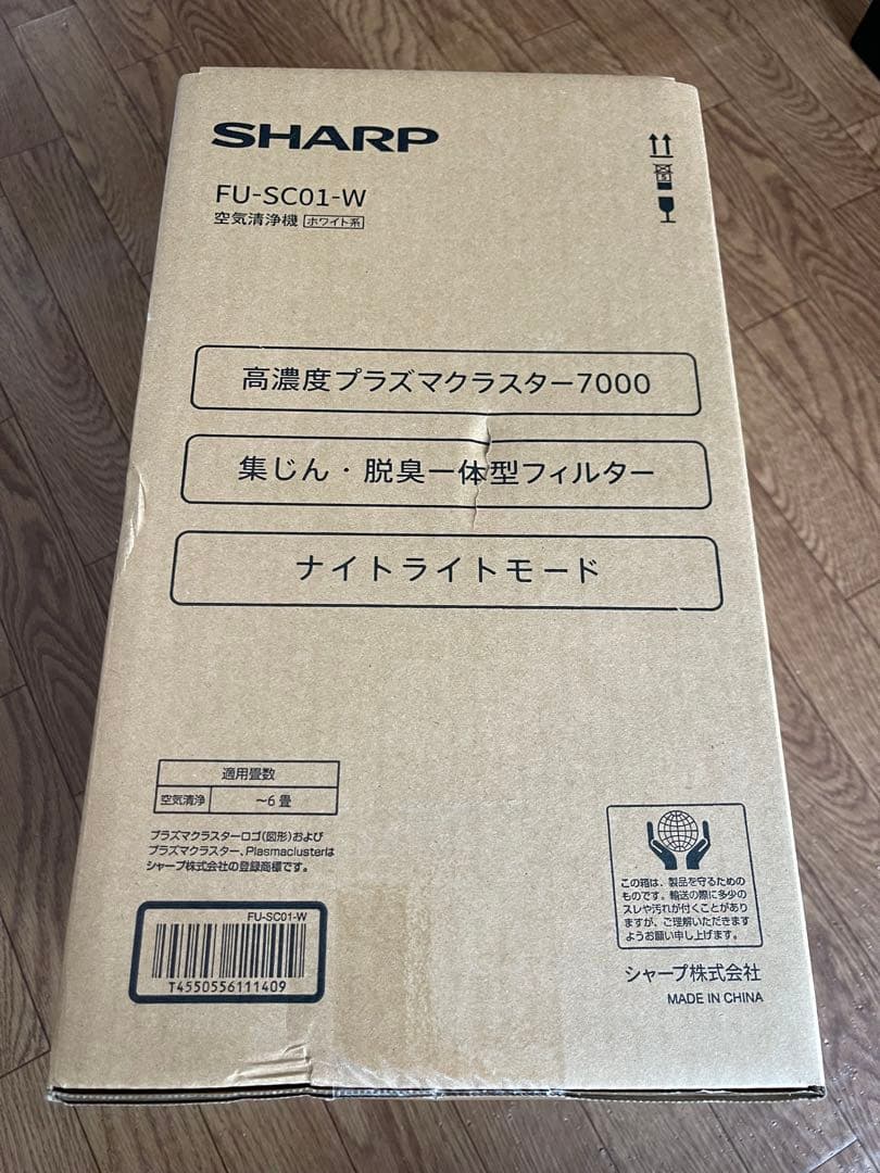 SHARP FU-SC01-W 空気清浄機