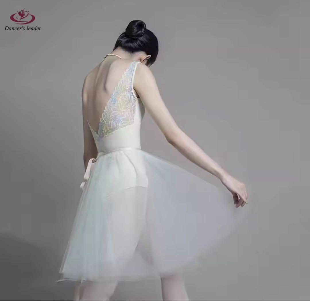 Dancer's leader バレエレオタード ライムイエロー M