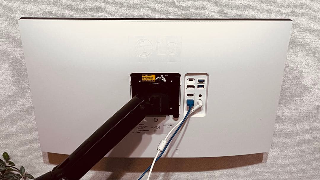 【使用時間28時間】LG 27UP850N-W 27インチ 4K