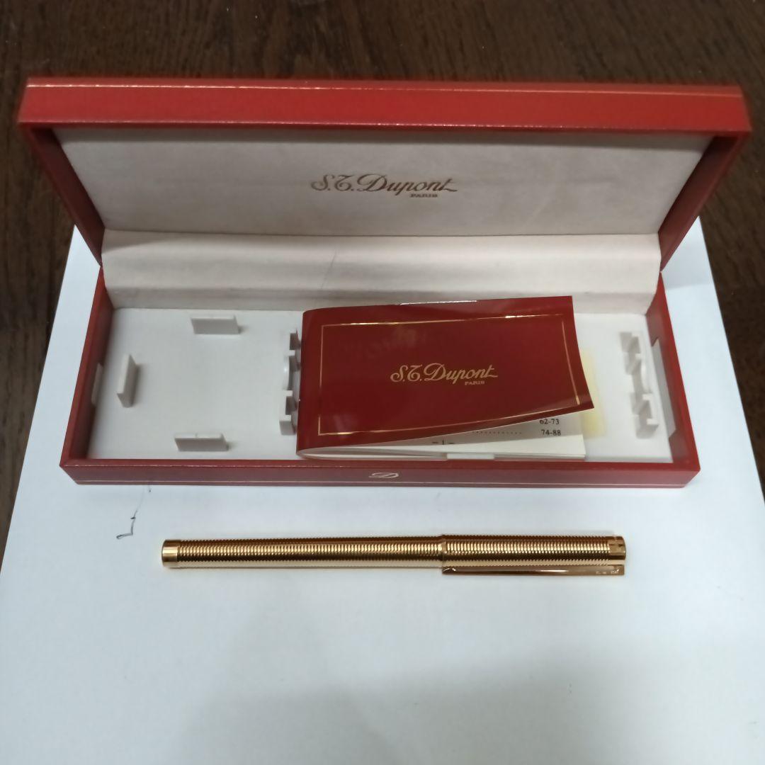 d*7様 S.T. Dupont ゴールド万年筆 専用箱付き