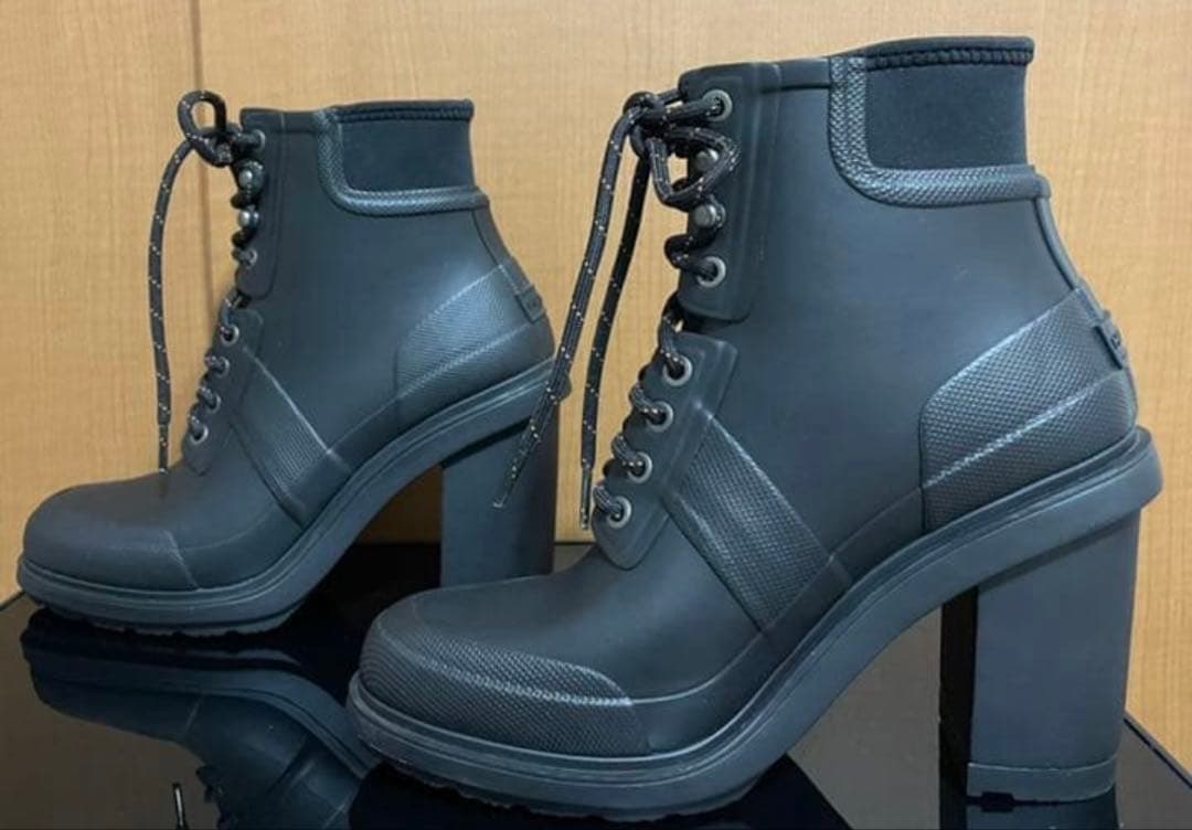 HUNTER ハンター ヒール付 レインブーツ