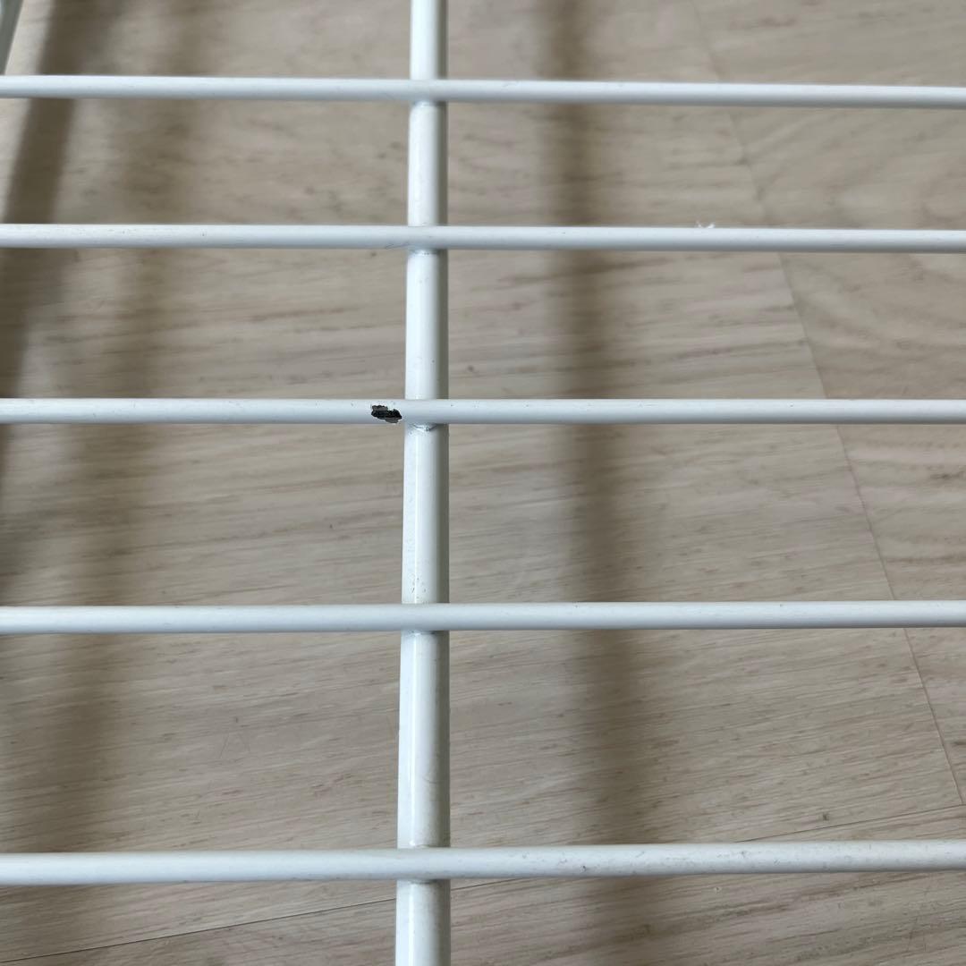 【結月】エレクター(Erecta)ワイヤーシェルフ白　４枚セット