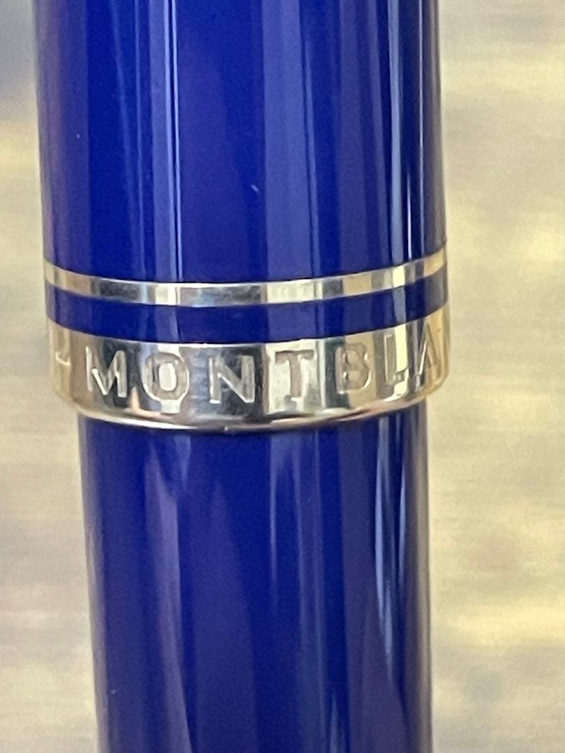 試筆のみ　ジェネレーション　ネイビー　万年筆　14k　中細字　純正ペンケース付