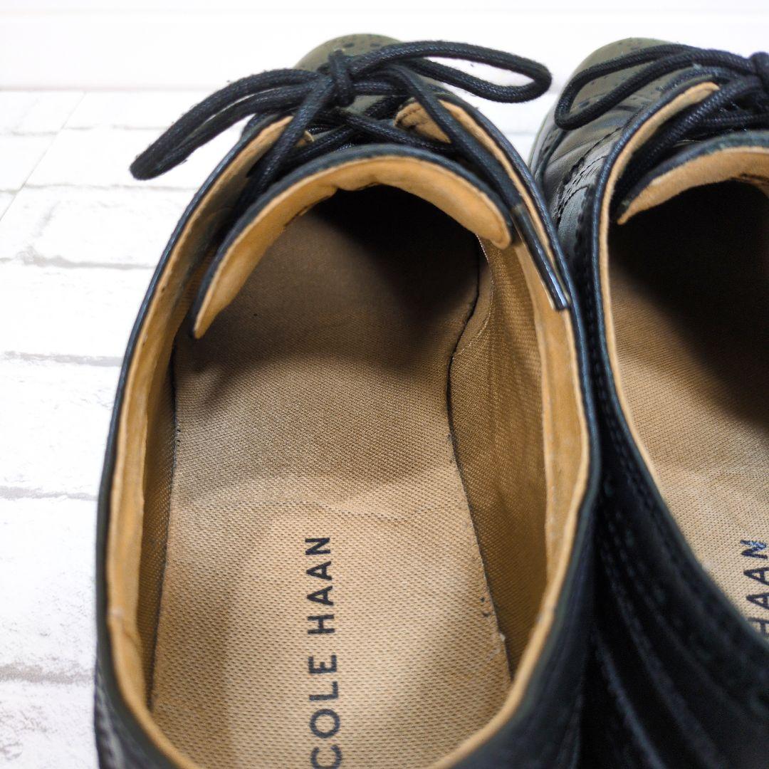 極美品　COLEHAAN　コールハーン　GRAND.OS　ウイングチップ　外羽根