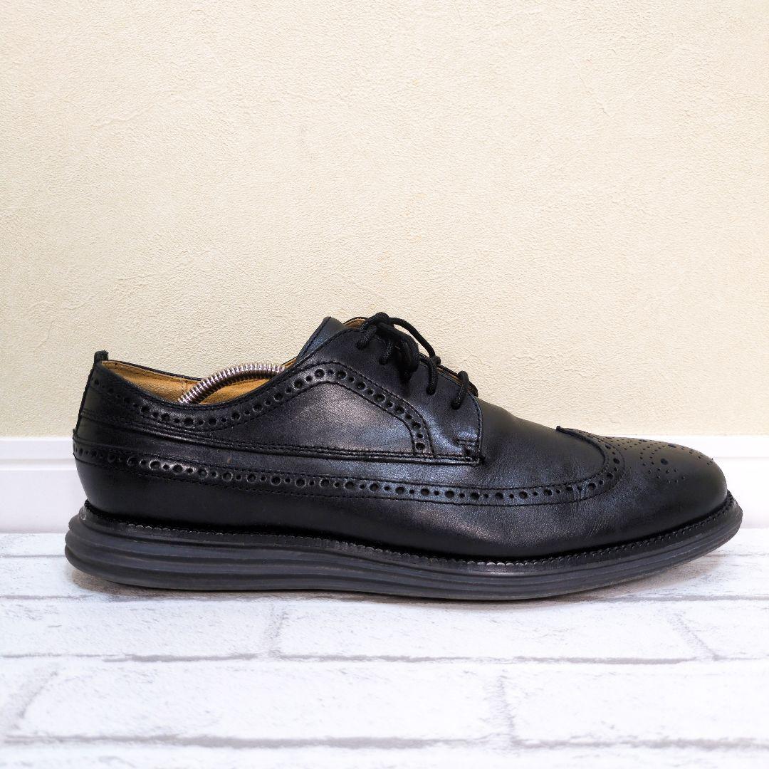 極美品　COLEHAAN　コールハーン　GRAND.OS　ウイングチップ　外羽根
