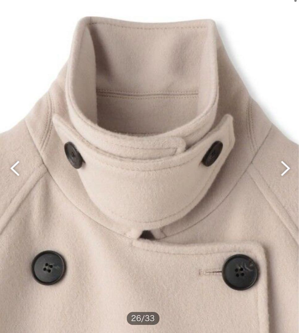 極美品⭐︎ロートレアモン　ネオアルティウールショートコート　ピーコート　36 黒