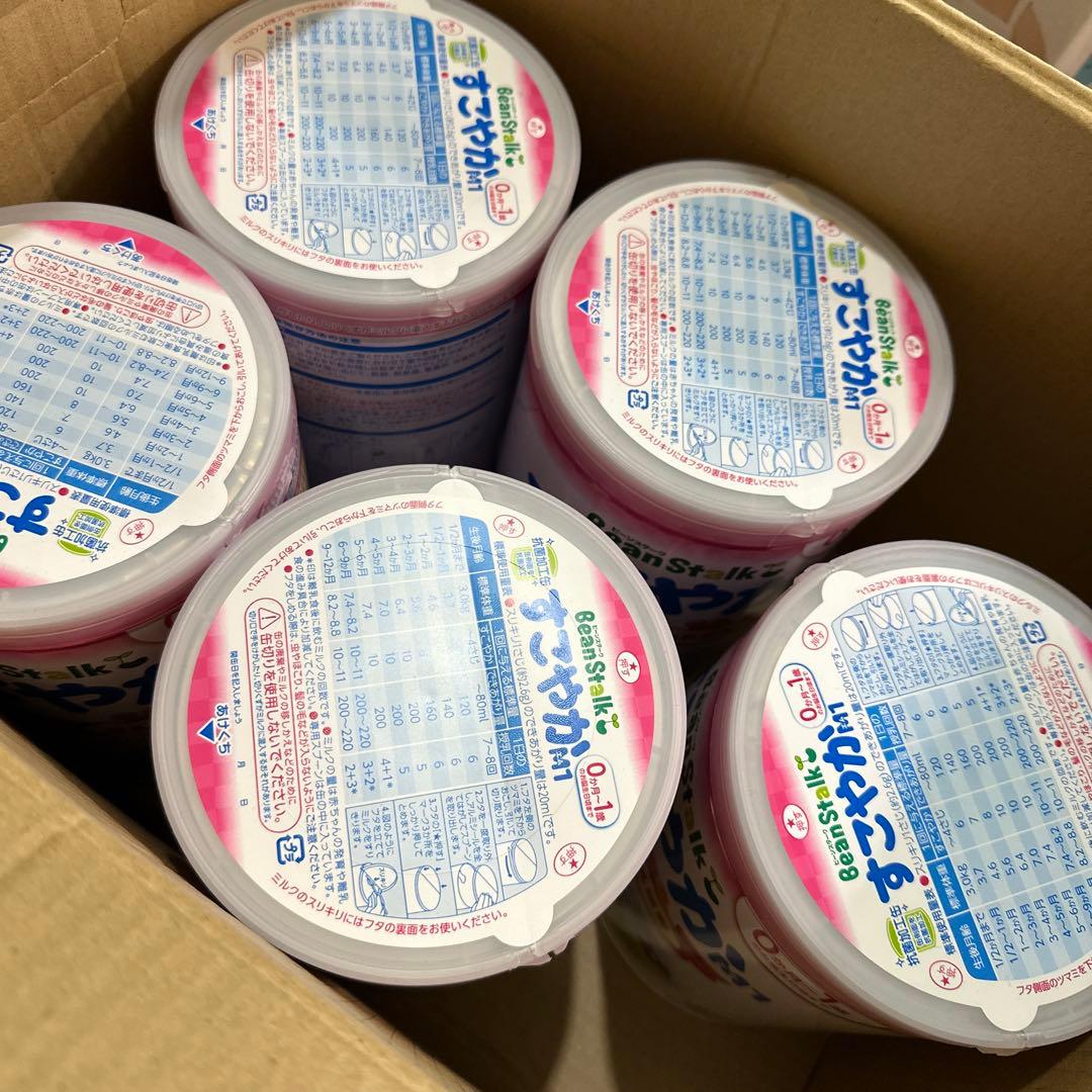 雪印ビーンスターク すこやかM1 800g缶×5