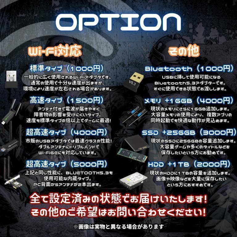 たろう超コスパゲーミングPCフルセット core i7GTX960g268