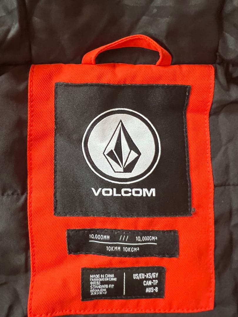 VOLCOM スノーボードウェア セットボルコム子ども用 中古品