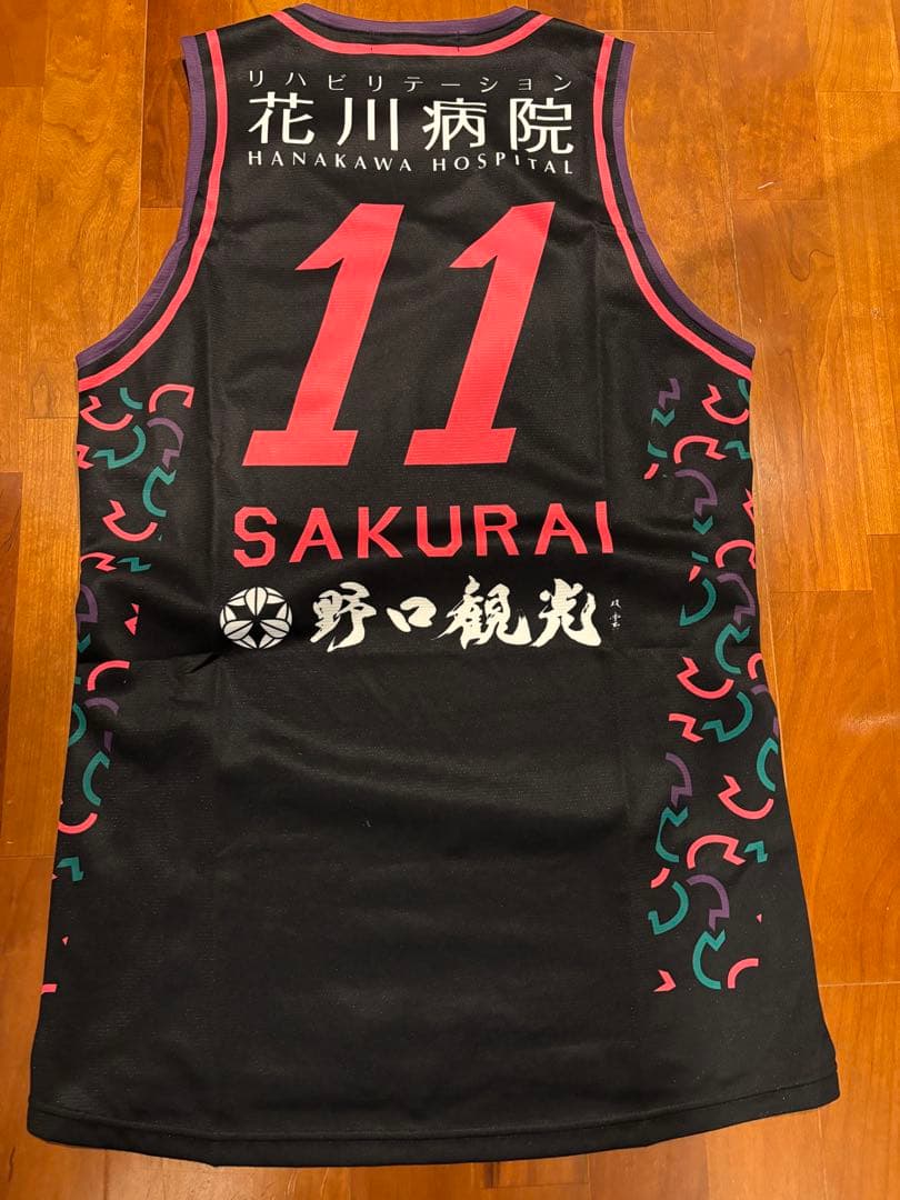 【限定販売】レバンガ北海道 桜井良太 オーセンティックユニフォーム サイン付 L