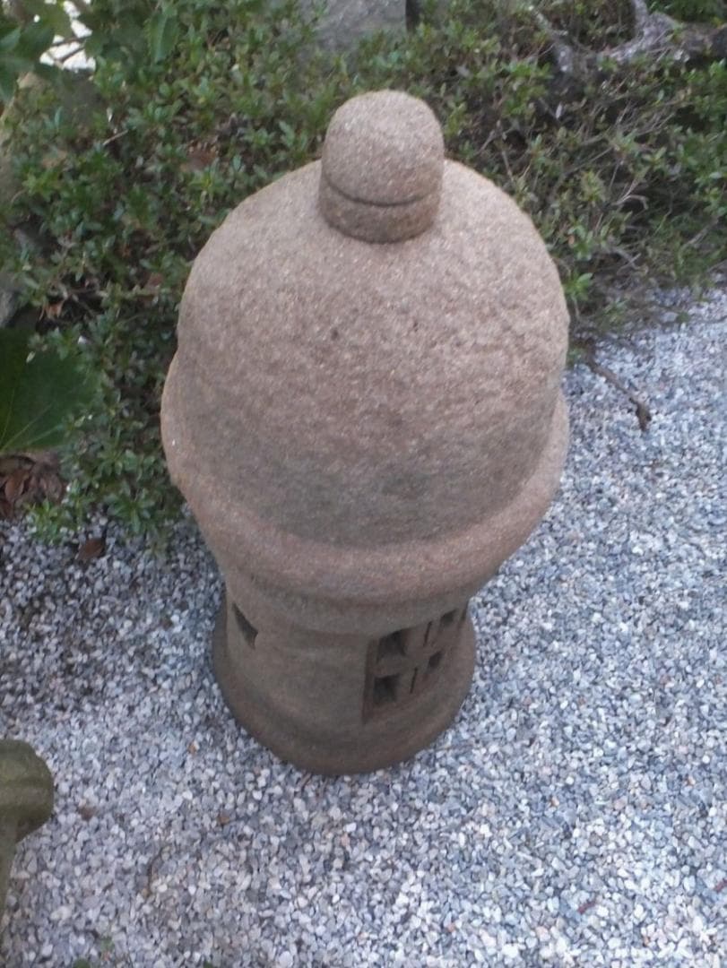 【茶庭灯篭・露地庭灯篭】庭石オブジェ箱庭苔玉水石庭園テラスベランダ飾り石