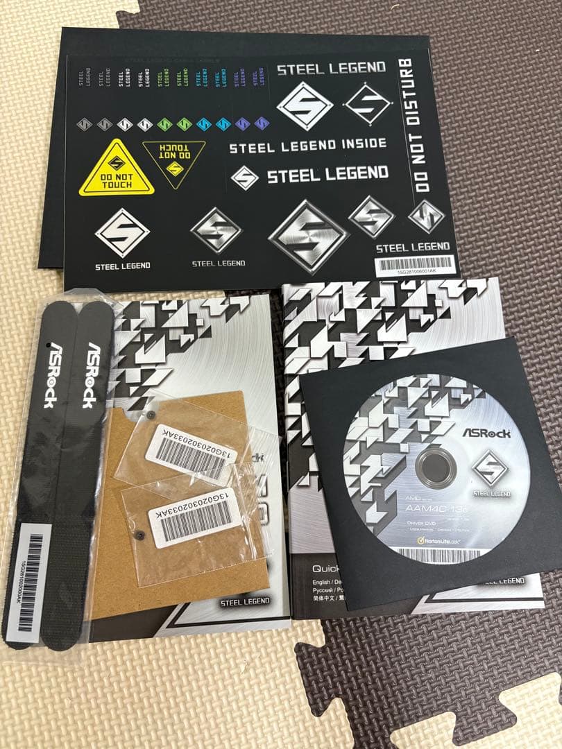 Ryzen 7 5700X3D,b550m steel legend おまけ付き