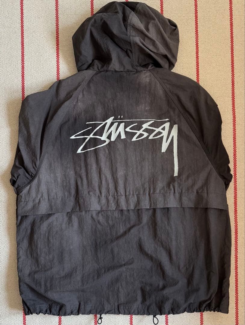 STUSSY BEACH SHELL WAVE DYE ビーチシェル ブラック