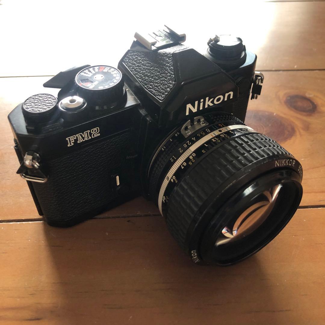 NIKON FM2 50mm f1.2 フィルムカメラ