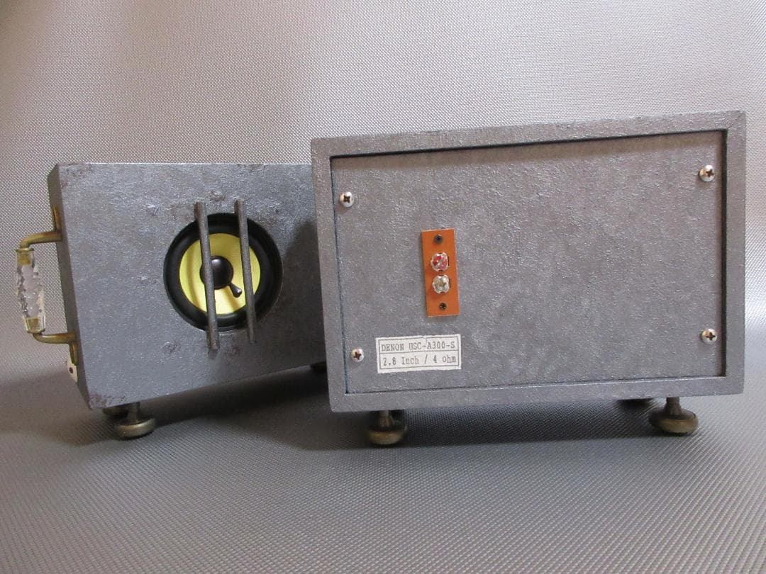 ★ハンドメイド・スピーカー（自作）★DENON◇8cm / 4Ω