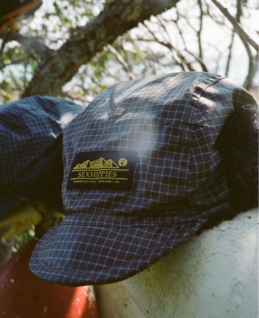 【美品】Sexhippies mountain cap グレー フライトキャップ