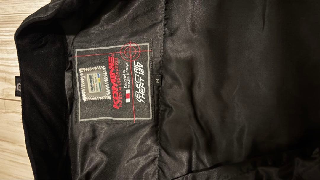 コミネ　電熱ウェア　Mサイズ　ほぼ新品　バッテリー給電タイプ