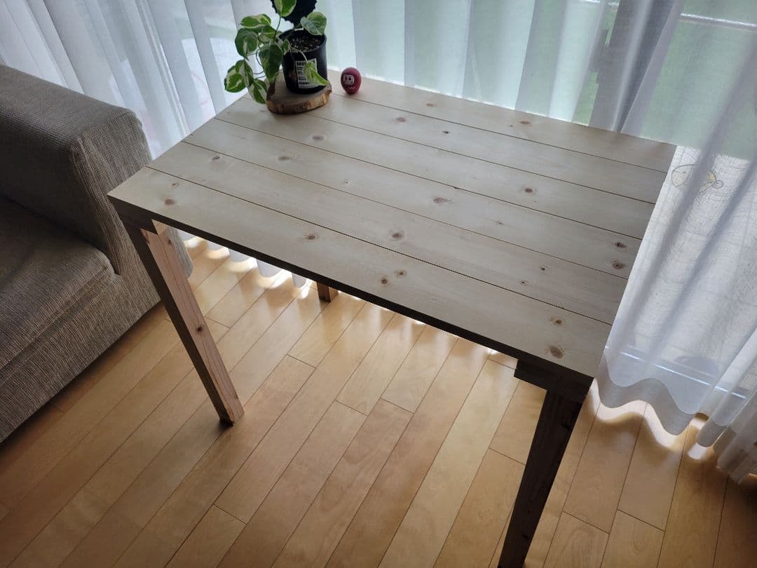 90✕54 カウンターテーブル　ナチュラル無とそう　無垢材