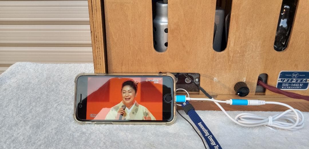 保証1カ月サンヨー真空管ラジオSS-148ラジオの王様\"孔雀号\"整備済完全動作品