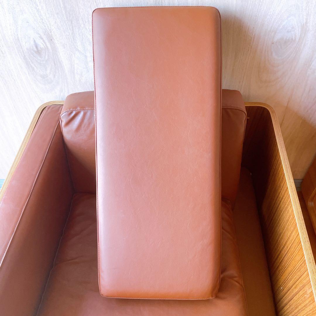 天童木工Haco チェア③ ソファ 1人掛け 本革 レザー 椅子 アームチェア