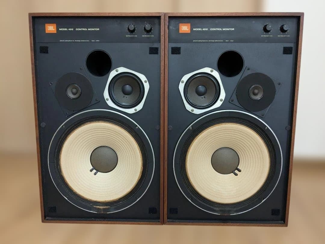 ワンオーナー品　初代JBL 4312 Control Monitor　左側