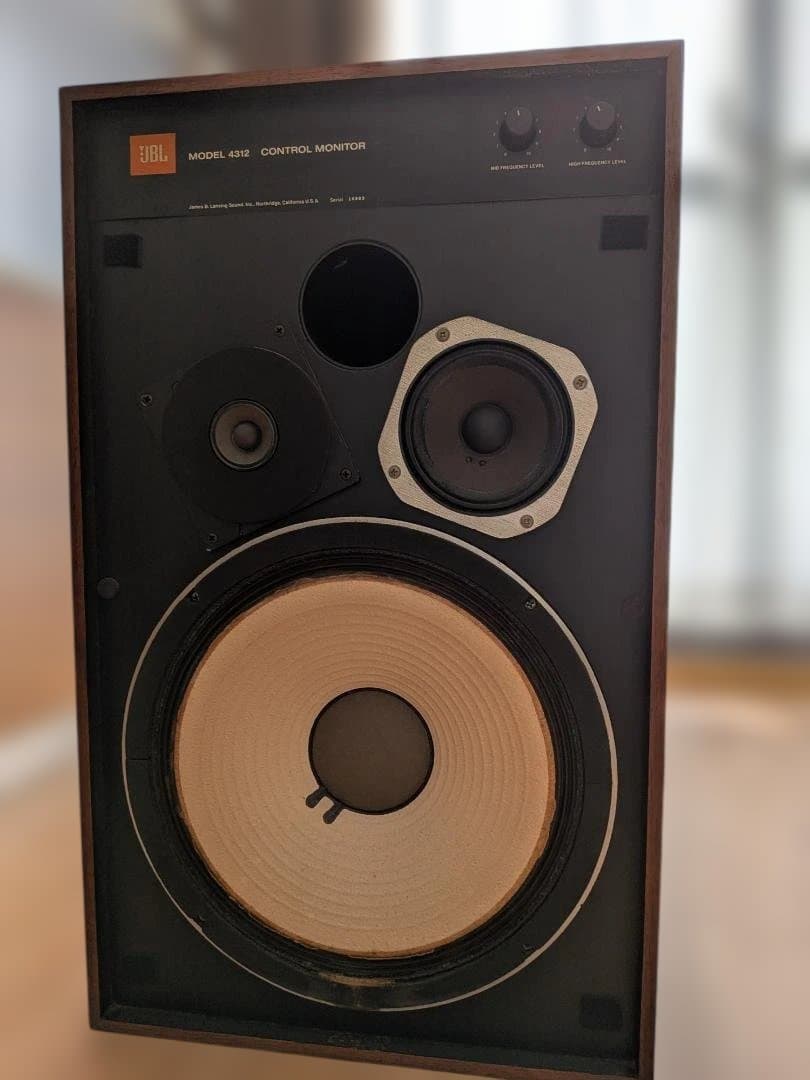 ワンオーナー品　初代JBL 4312 Control Monitor　左側